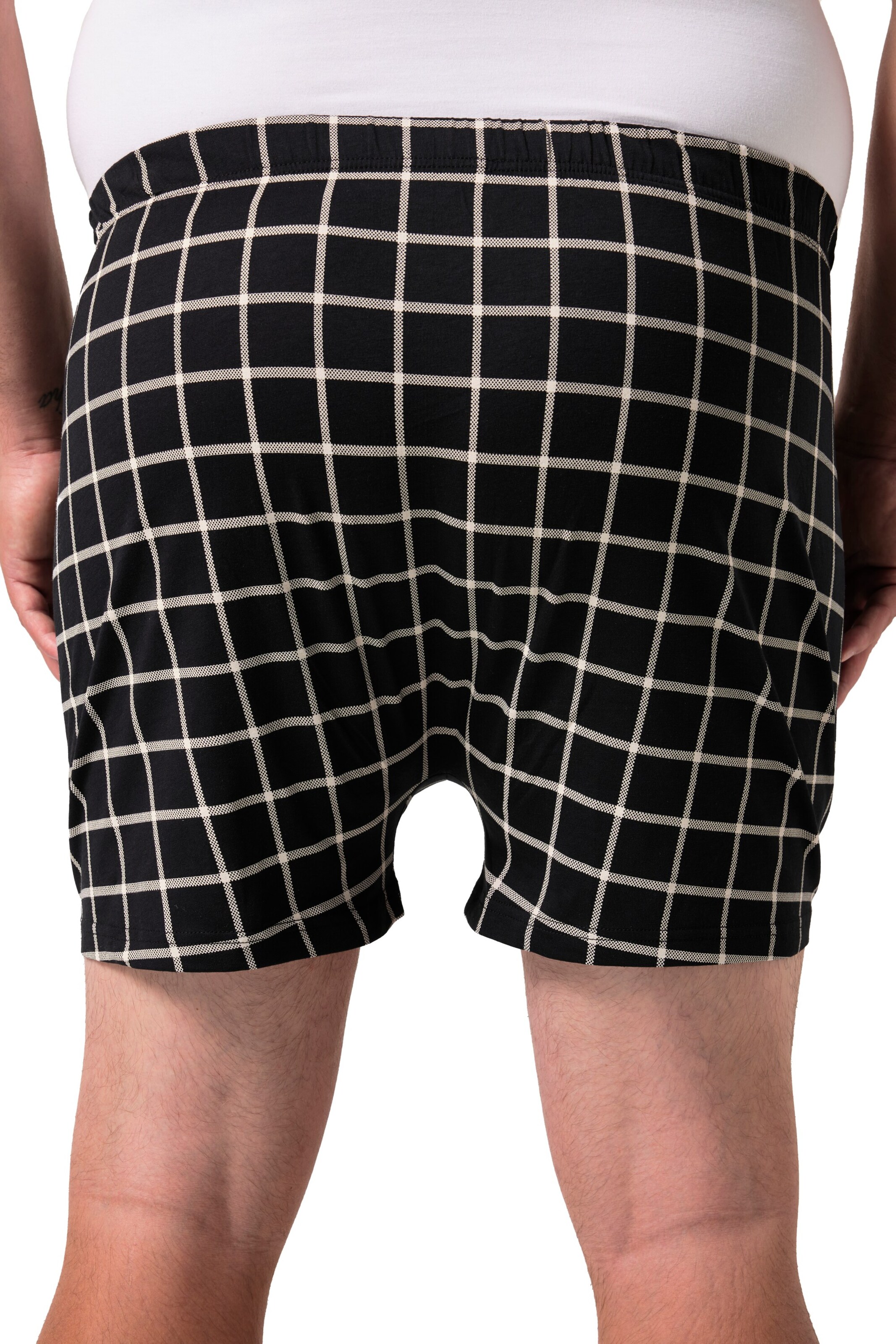 Men Plus Boxershort in Schwarz
