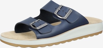 FLY FLOT Pantolette in Blau: Vorderseite