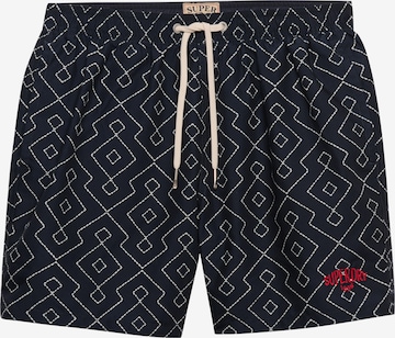 Shorts de bain Superdry & Co en bleu : devant
