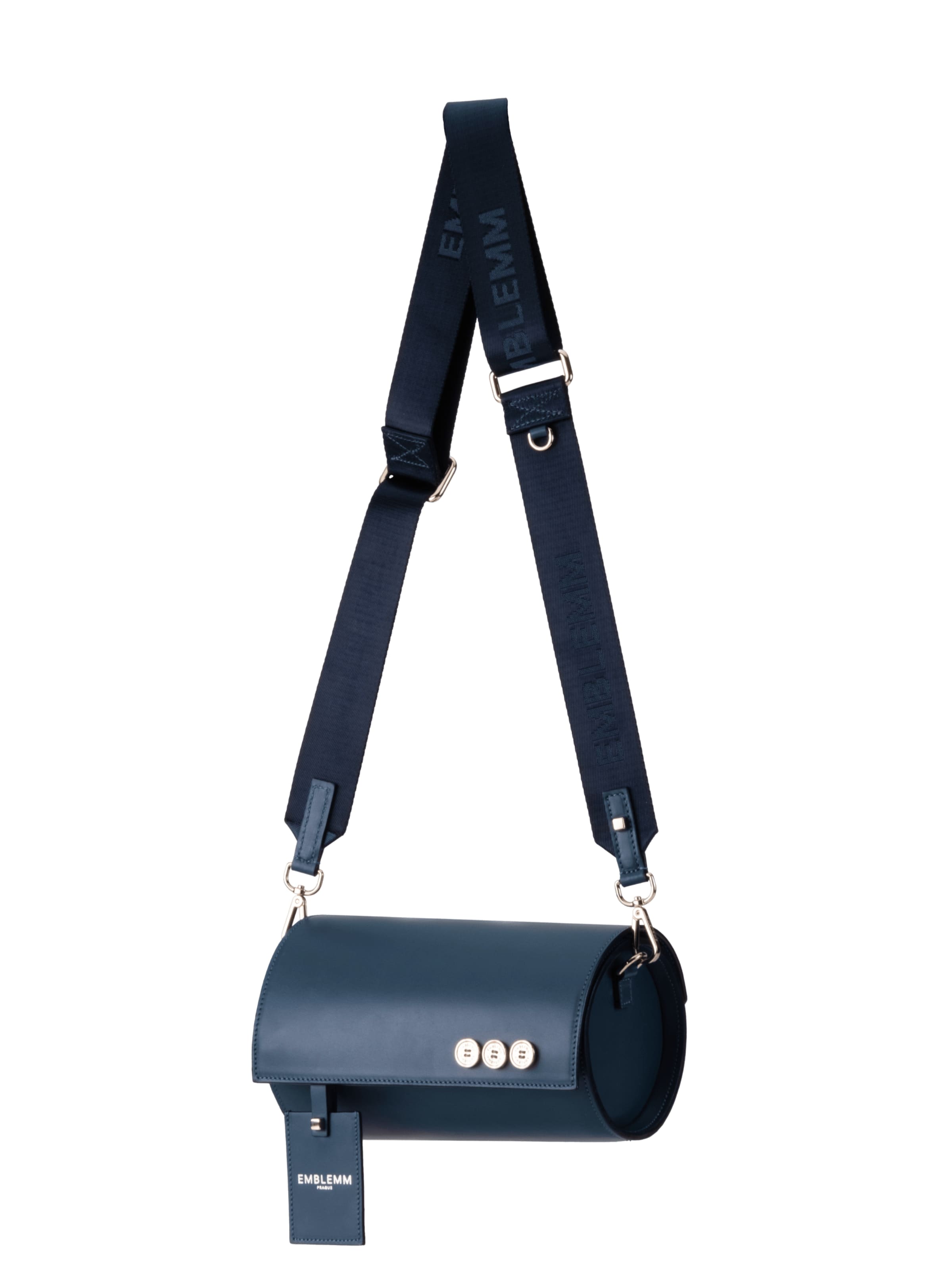 EMBLEMM Schoudertas 'Up My Sleeve Bag' in Blauw