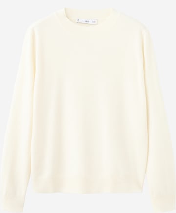 MANGO Pulover 'REGALO' | bež barva: sprednja stran