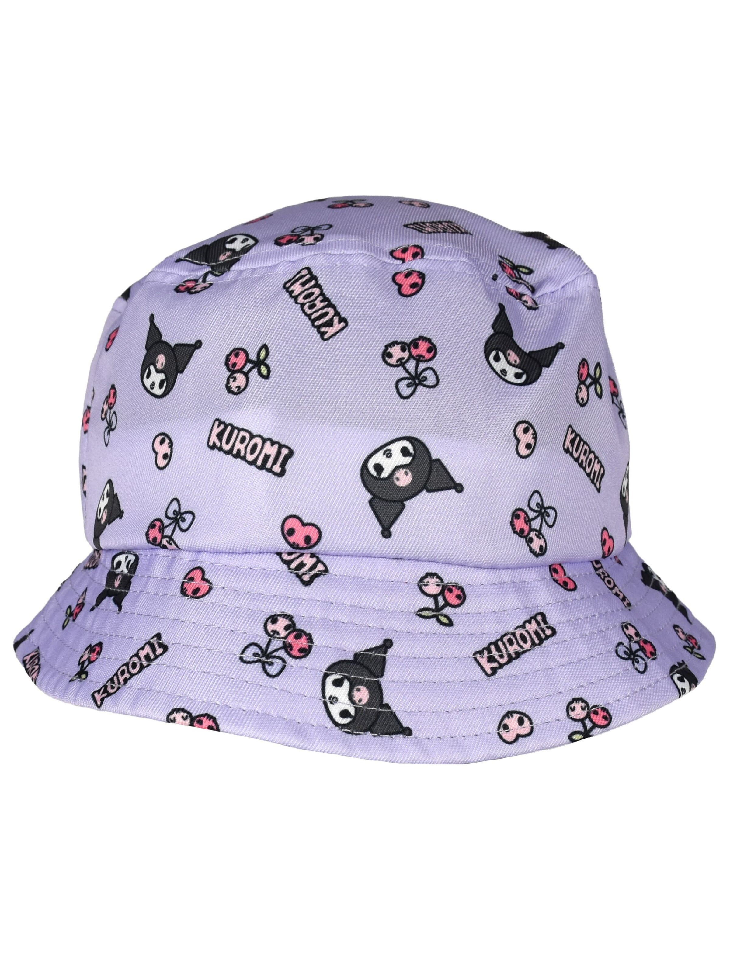 HELLO KITTY Hat 'Kuromi' in Purple: front