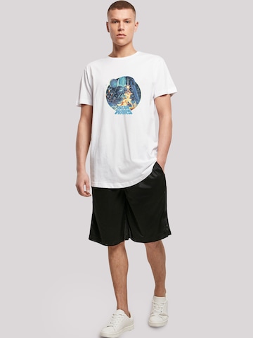 T-Shirt 'Star Wars Vintage Victory' F4NT4STIC en blanc