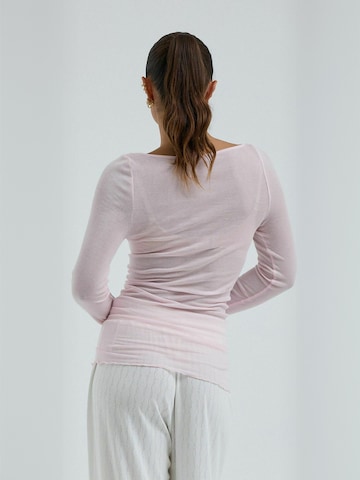 T-shirt Seamless Basic en rose