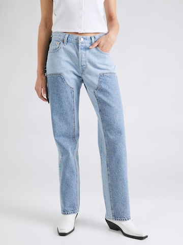 LEVI'S ® Loosefit Džíny '501 90S CHAPS DONE AND DUSTED' – modrá: přední strana