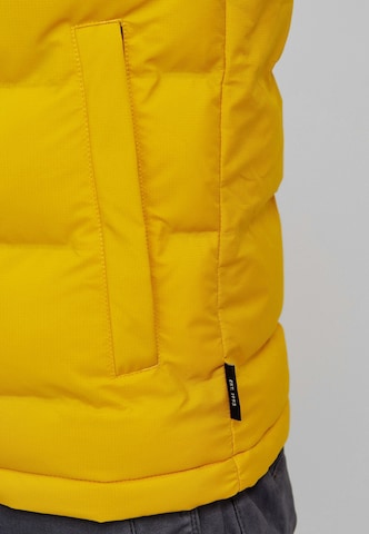 INDICODE JEANS Between-Season Jacket 'Eberhardy' in Yellow