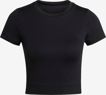 ADIDAS PERFORMANCE Функционална тениска в черно: отпред
