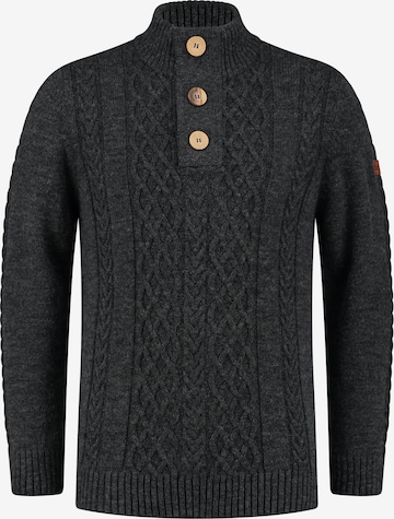 Pull-over 'Falun ' Travelin en gris : devant