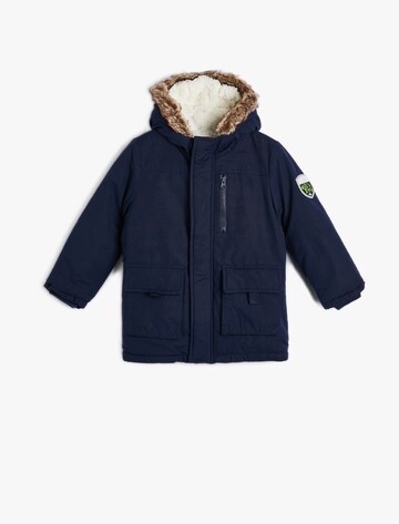 Koton Winter Jacket in Blue: front