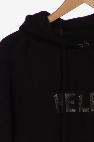 Herrlicher Sweatshirt & Zip-Up Hoodie in L in Black