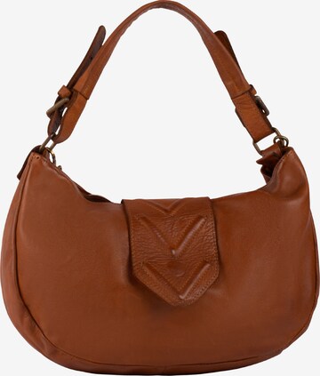 usha FESTIVAL Shoulder Bag in Brown: front