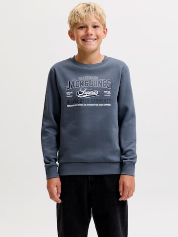 Bluză de molton de la Jack & Jones Junior pe gri: față