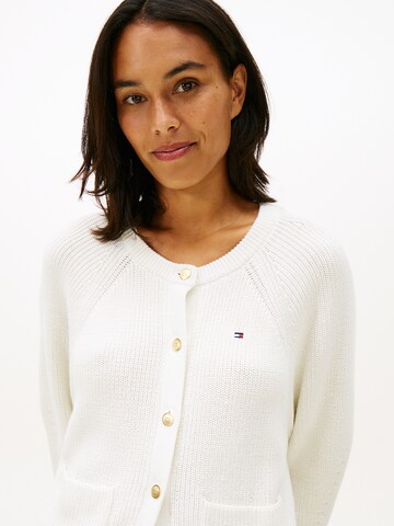 TOMMY HILFIGER Вязаная кофта в Белый