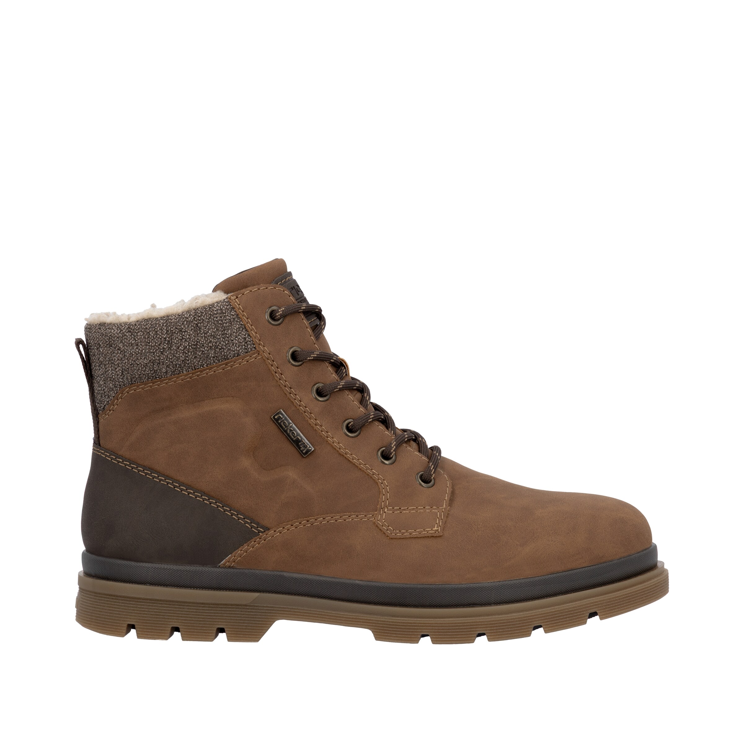 Bottes à lacets 'F7010' Rieker en marron