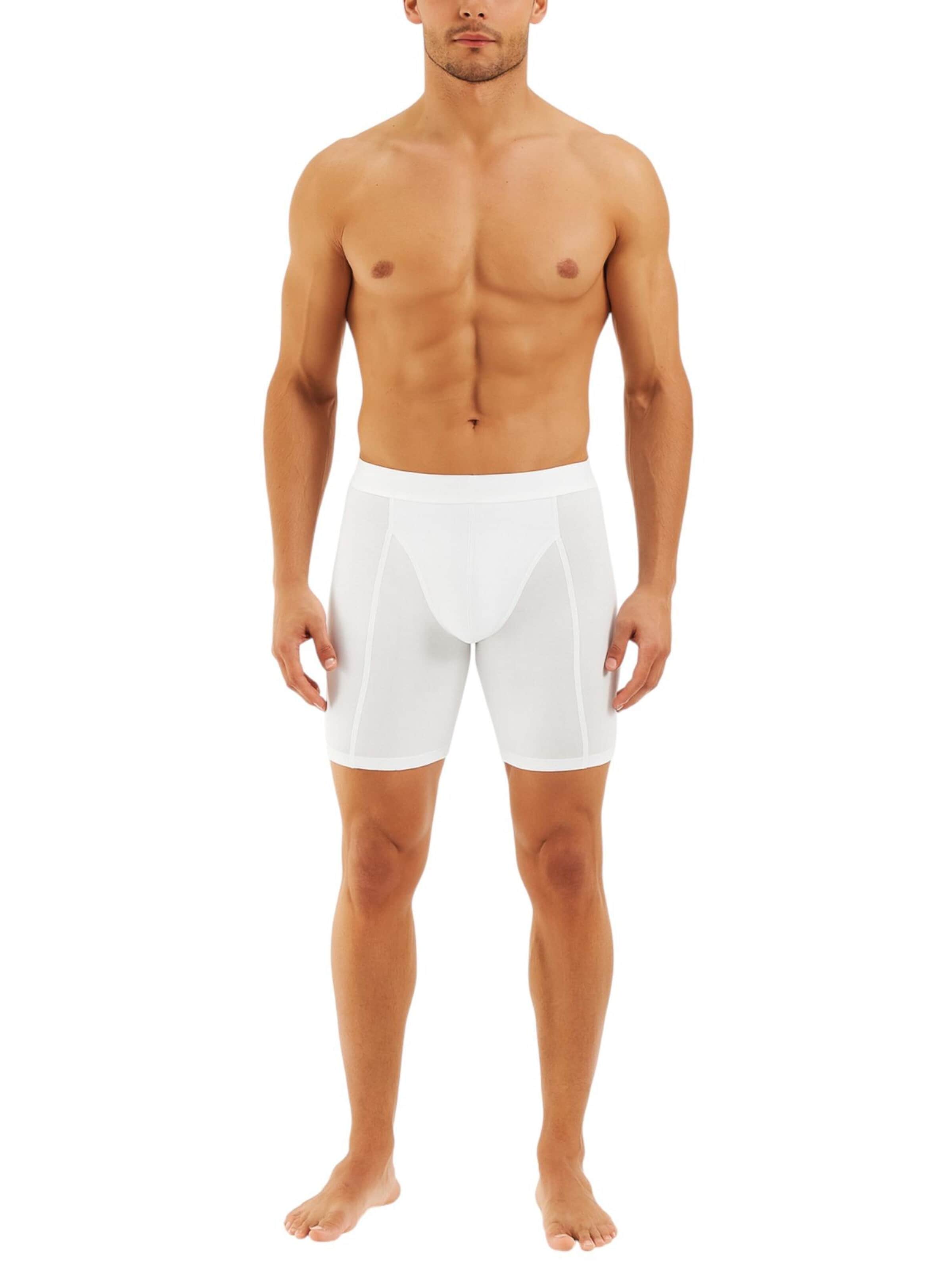 Boxers 'FlexLong' fashionshowcase en blanc