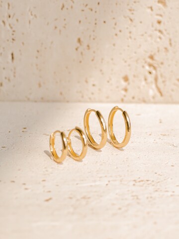 Orecchini 'Grace Duo' di Hey Happiness in oro