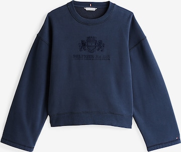 Sweat-shirt TOMMY HILFIGER en bleu : devant