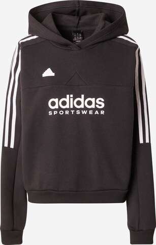 ADIDAS SPORTSWEAR Αθλητική μπλούζα φούτερ 'TIRO' σε μαύρο: μπροστά