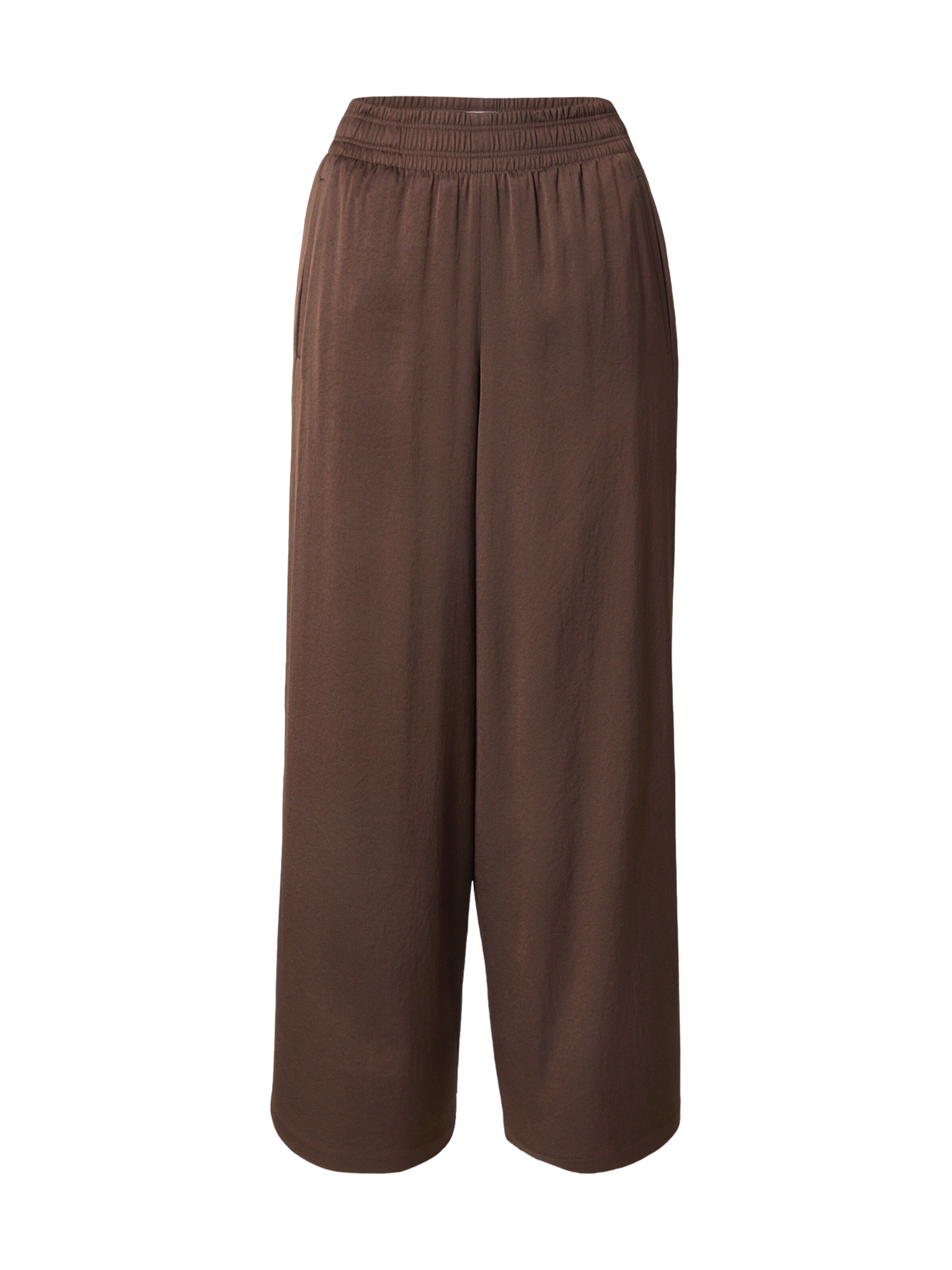 DRYKORN Wide leg Pants 'Ceiling' in Brown: front