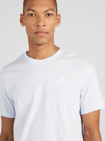 Nike Sportswear Regular Fit T-Shirt 'CLUB' in Blau