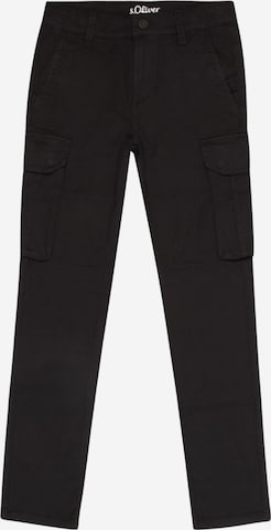 s.Oliver Slimfit Spodnie w kolorze czarny: przód