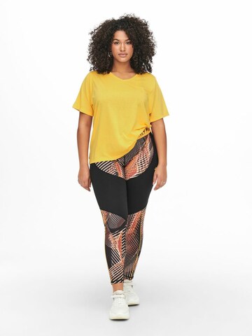 Only Play Curvy Functioneel shirt in Geel