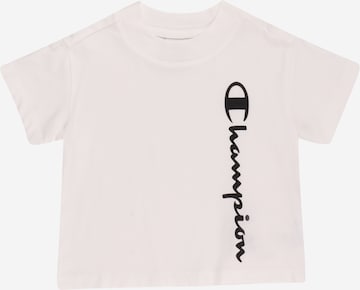 T-Shirt Champion Authentic Athletic Apparel en blanc : devant