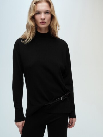 MANGO Sweater 'VIEIRA' in Black: front