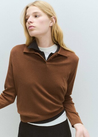 MANGO Sweater 'Olsen' in Brown