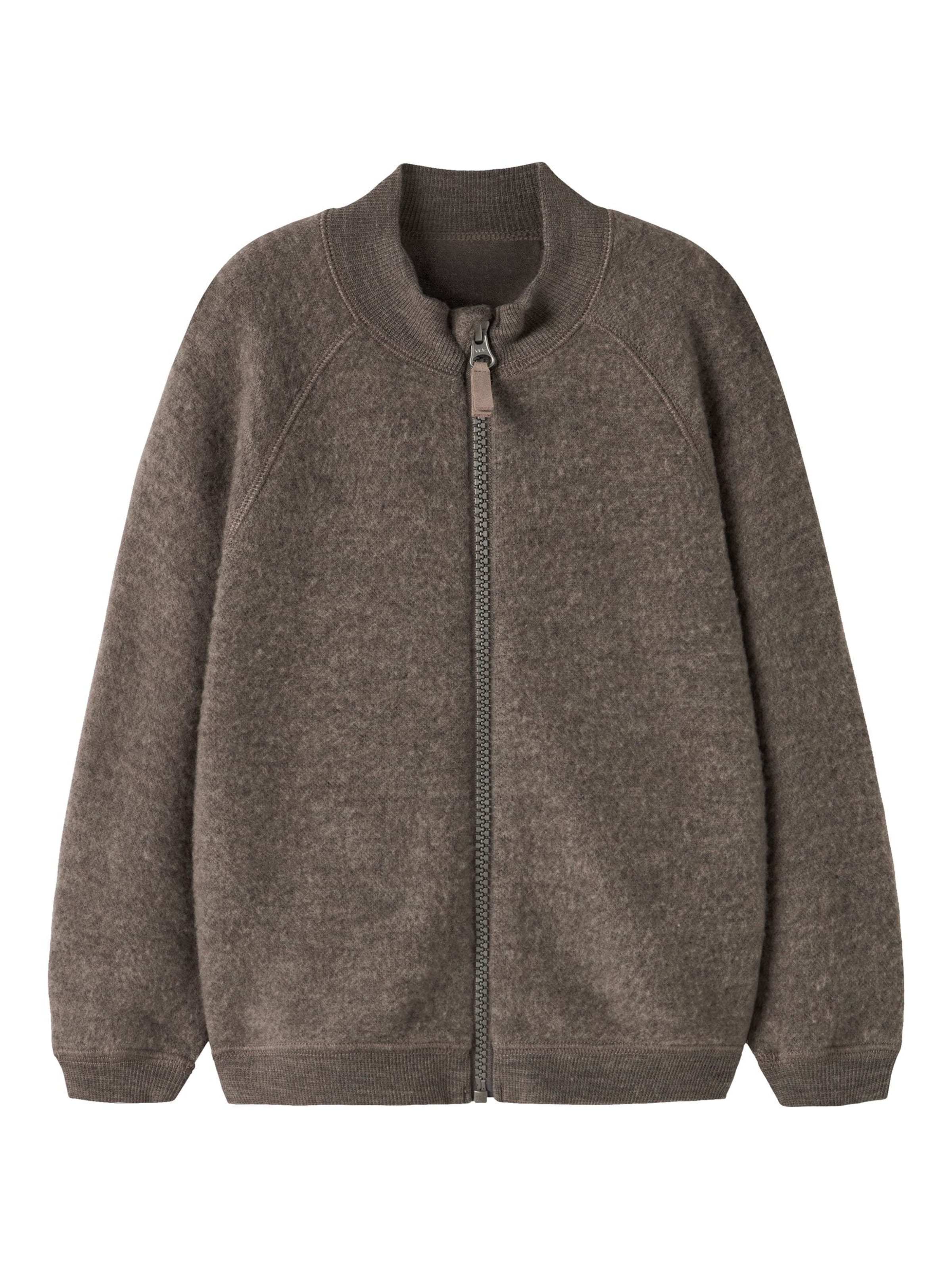 NAME IT Knit Cardigan in Brown: front