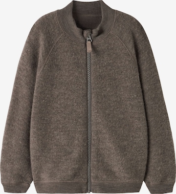 NAME IT Knit Cardigan in Brown: front