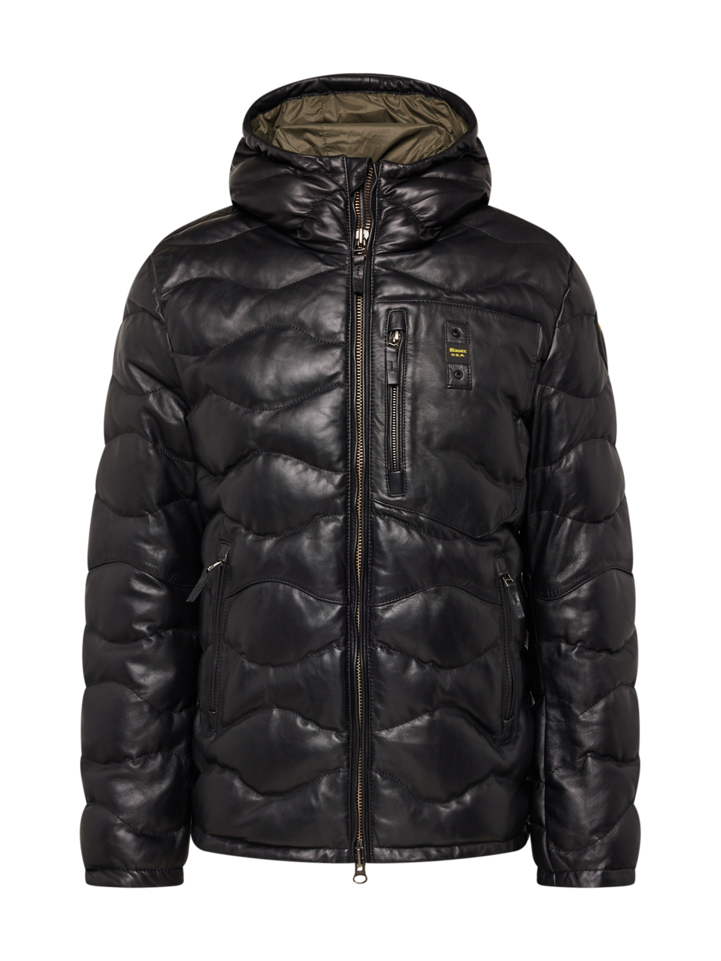 Blauer.USA Kurtka przejściowa w kolorze czarny: przód