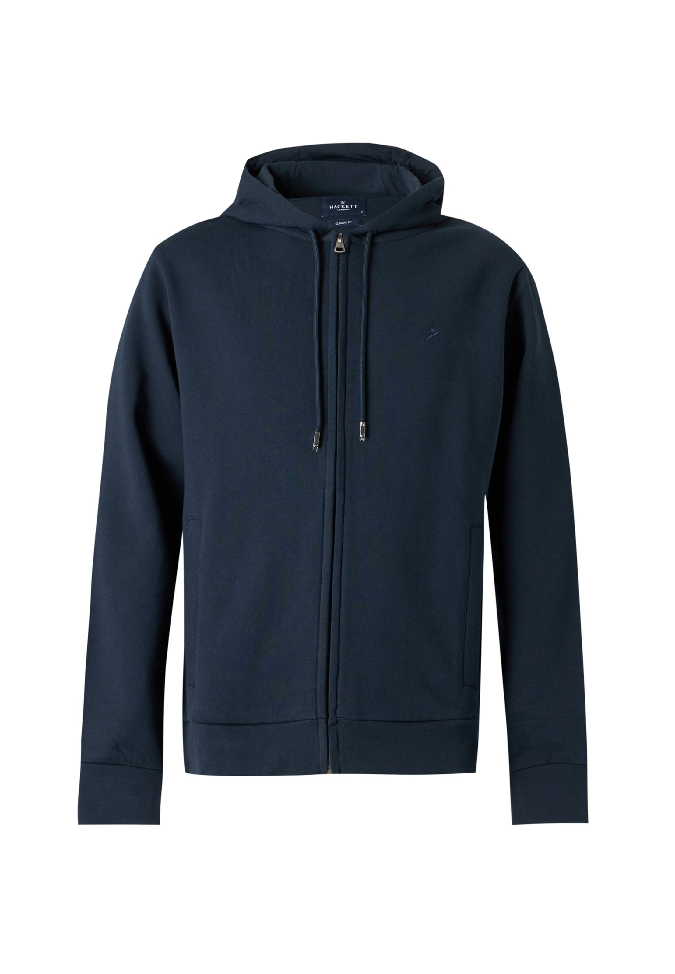 Hackett London Sweat jacket 'CLASSIC' in Blue: front