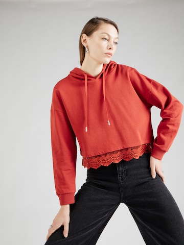 ABOUT YOU Sweatshirt 'Letizia' in Oranje: voorkant