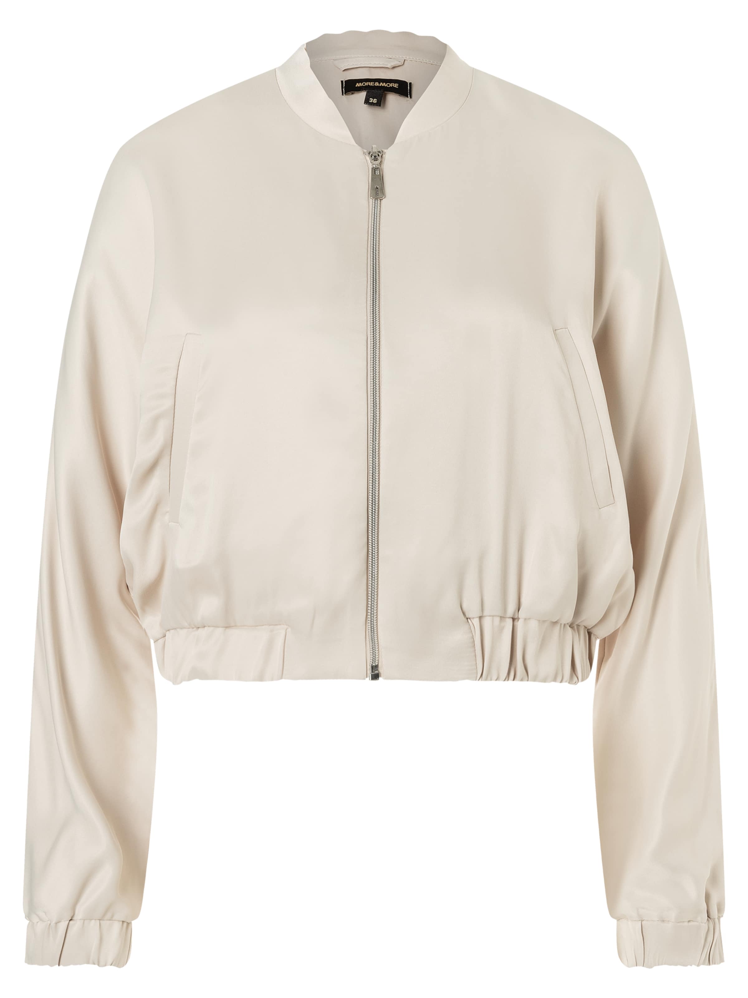MORE & MORE Демисезонная куртка в Бежевый: спереди