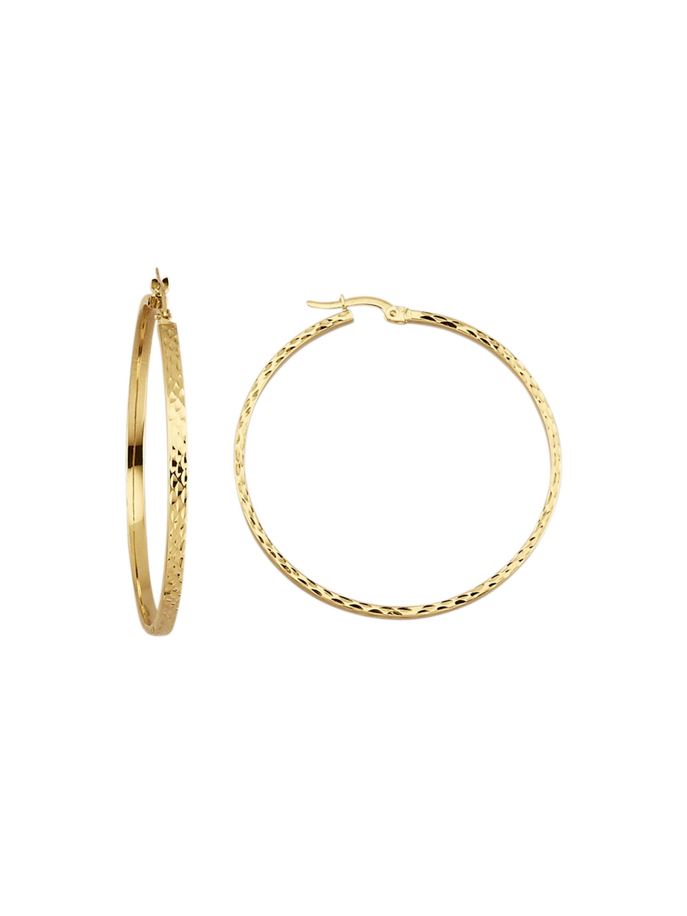 Fascination by Ellen K. Earrings in Yellow: front