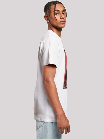 F4NT4STIC Shirt 'Bob Marley Songs Of Freedom Reggae Music' in Wit