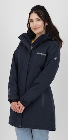 deproc Winter Jacket 'MONTREAL WMN' in Blue: front