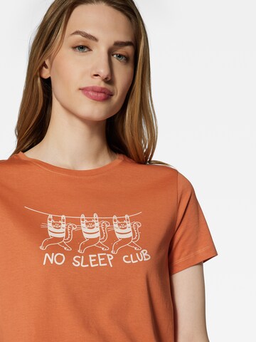 Mavi Shirt 'NO SLEEP CLUB' in Orange