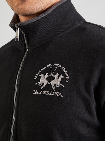 La Martina Ζακέτα φούτερ σε μαύρο