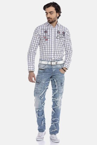 CIPO & BAXX Slimfit Jeans 'DENIM' in Blau
