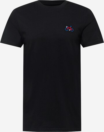 DEDICATED. T-Shirt 'Stockholm' in Schwarz: front