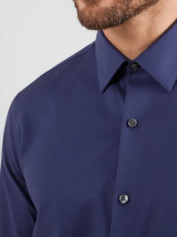 Calvin Klein Слим Рубашка в Синий