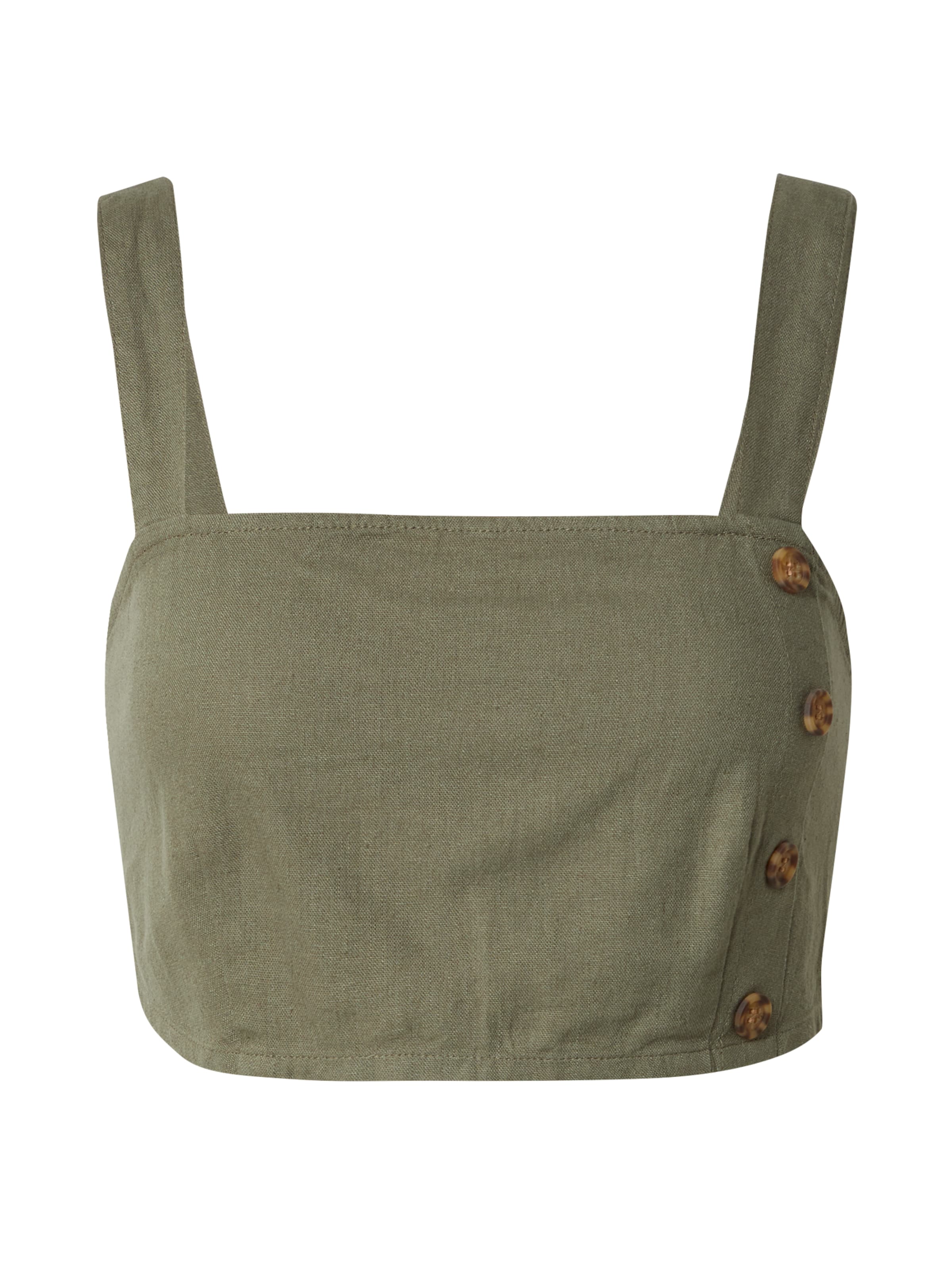 ONLY Top 'CARO' in Green: front