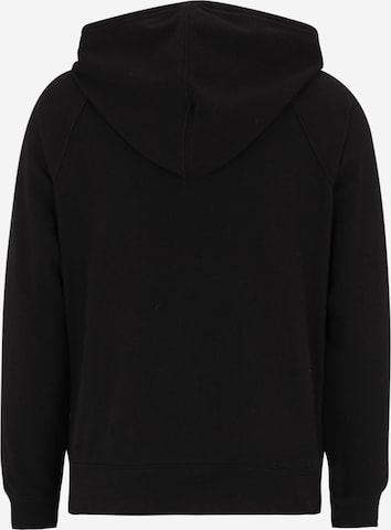 Gap Petite Sweatjacke 'HERITAGE' in Schwarz