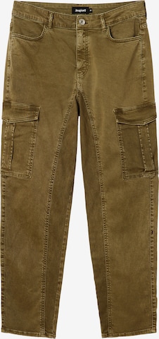 Regular Pantalon cargo 'Hank' Desigual en vert : devant