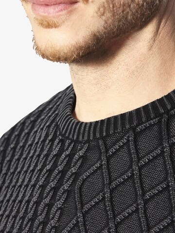 Jan Vanderstorm Sweater 'Rabbe' in Black