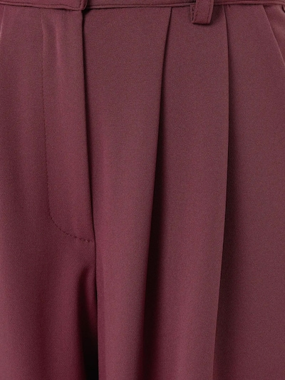 Hiccup Pantalon à pince en bourgogne, Vue avec produit