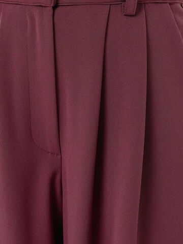 Wide Leg Pantalon à pince Hiccup en rouge