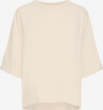 T-shirt 'IHPALMER' ICHI en jaune : devant